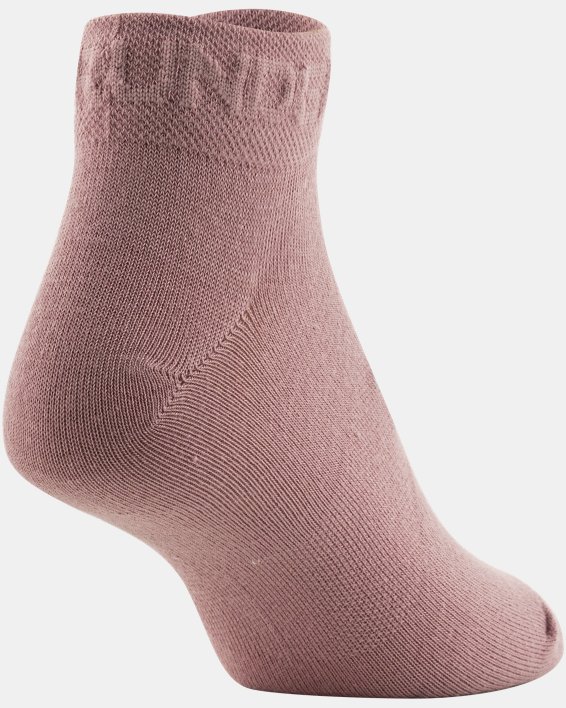 Women's UA Essential Low Cut Socks - 6-Pack, Pink, pdpMainDesktop image number 12